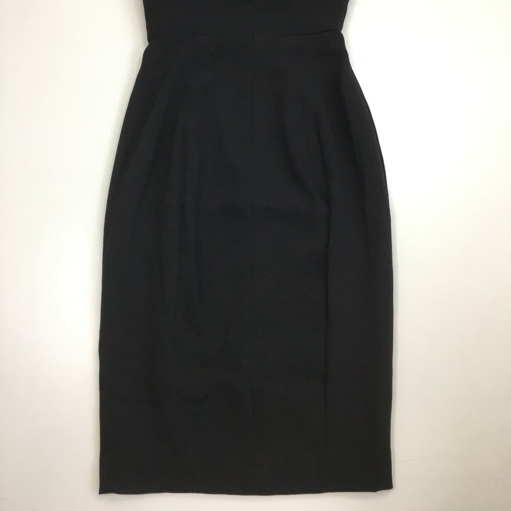 HOUSE OF CB Black Feather Inserts Sleeveless Dress - Picture 10 of 10